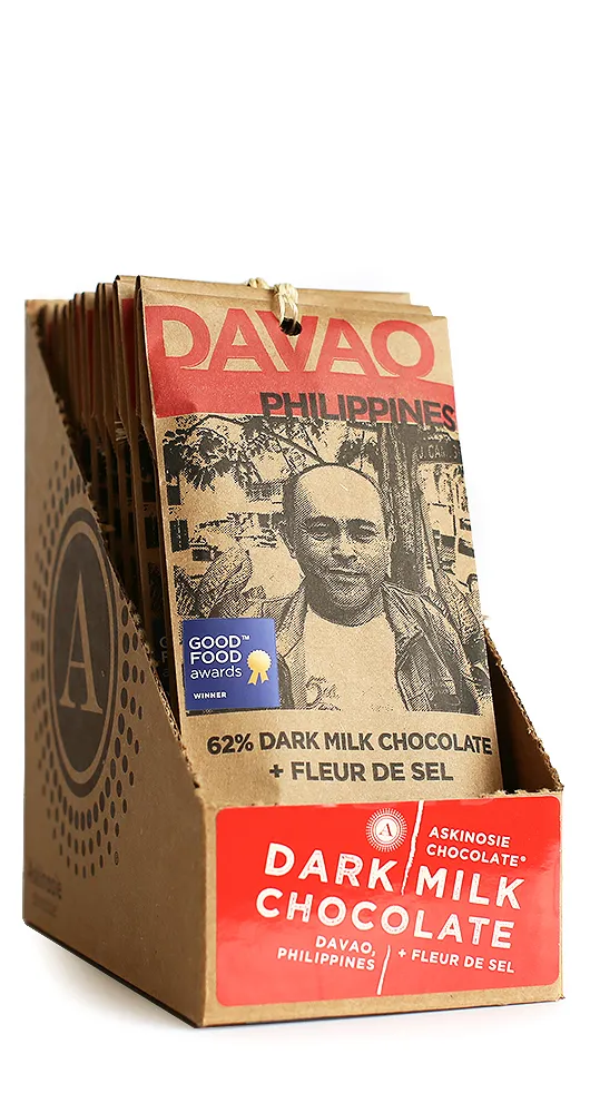 WS 62% Dark Milk Chocolate + Fleur de Sel Bar