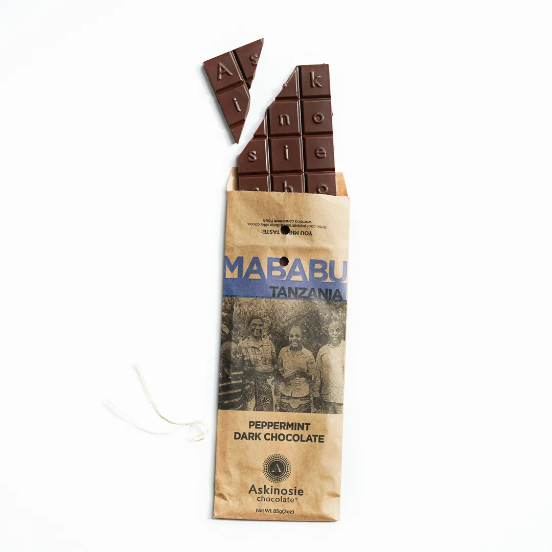 WS Peppermint Dark Chocolate Bar