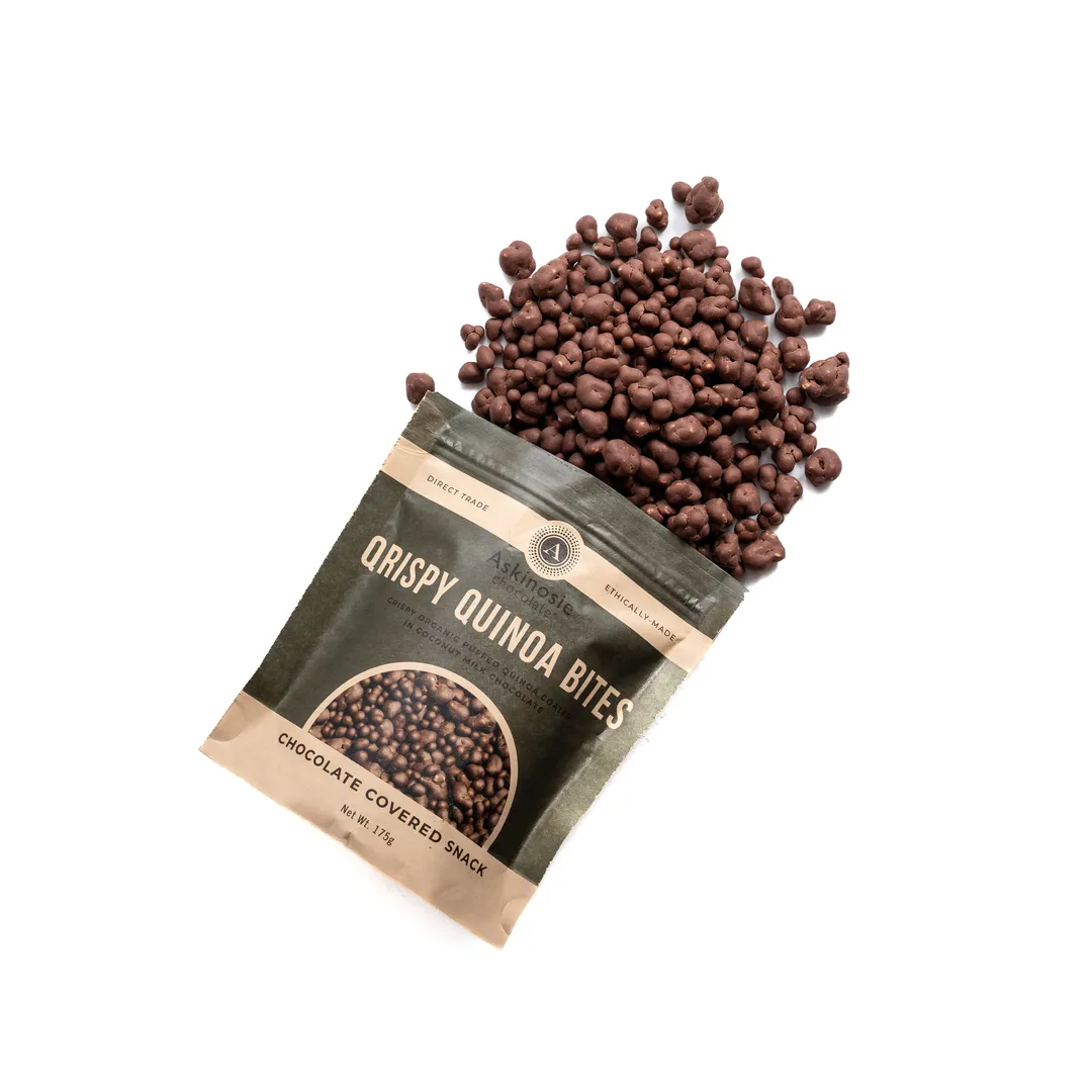 WS Chocolate Covered Qrispy Quinoa Bites
