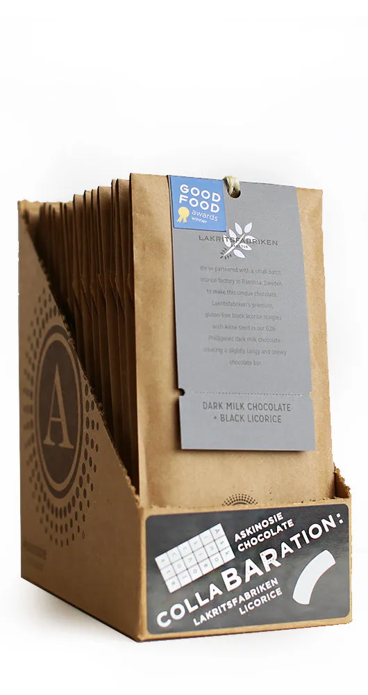 WS Dark Milk Chocolate + Black Licorice CollaBARation™ Bar