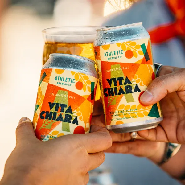 Athletic Brewing - Vita Chiara (Non-Alcoholic) 24-Can Case of 4x6-Packs