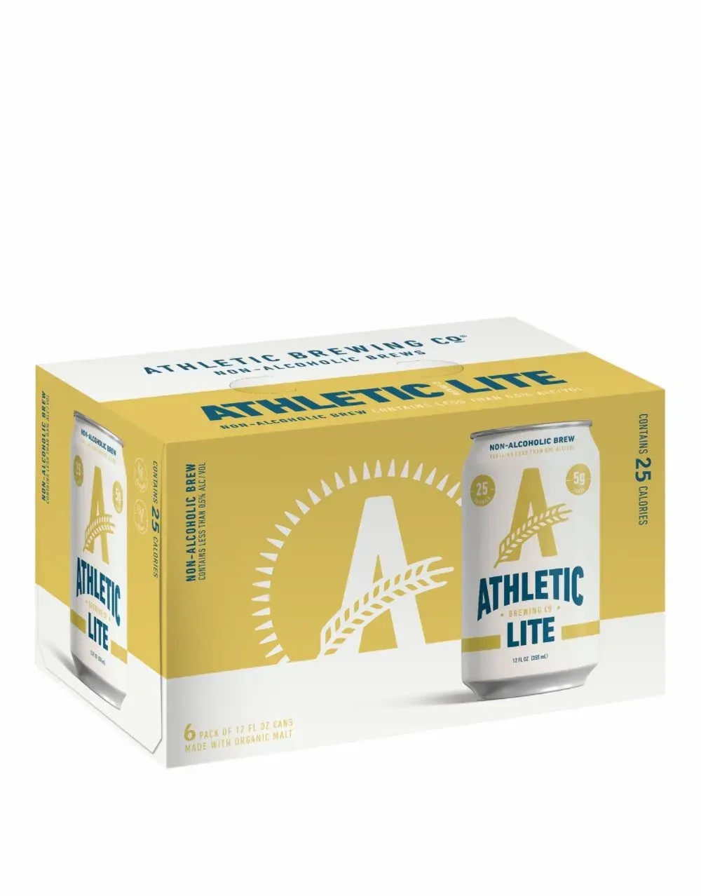 Athletic Brewing - Athletic Lite (Non-Alcoholic) 24-Can Case of 4x6-Pack
