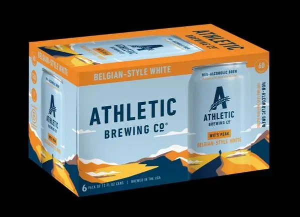 Athletic Brewing - Wit's Peak Witbier (Non-Alcoholic) 24-Can Case of 4x6-Pack