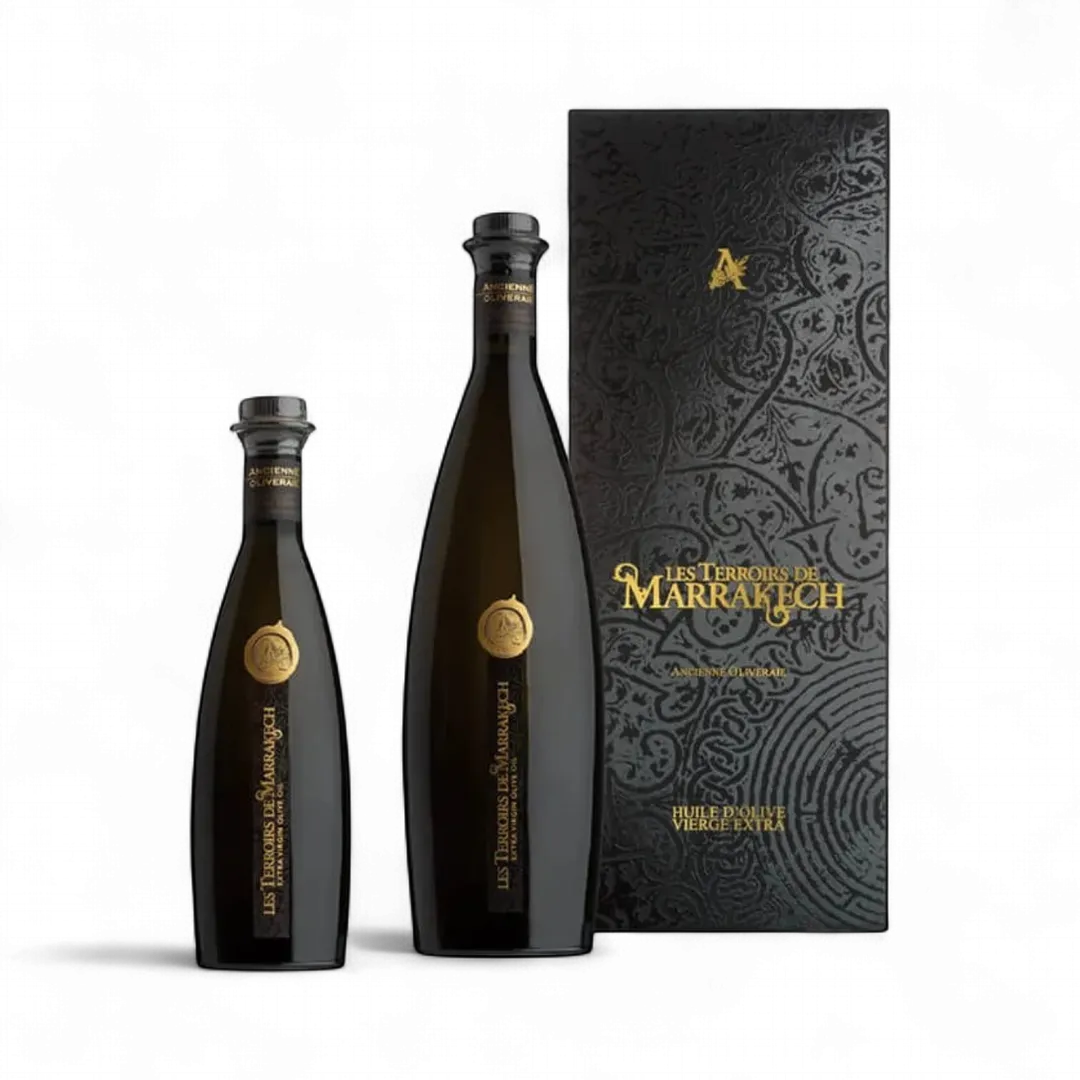 Les Terroirs De Marrakech Organic Extra Virgin Olive Oil Moroccan and Polyphenol Rich - Carbon Neutral - Low Acidity