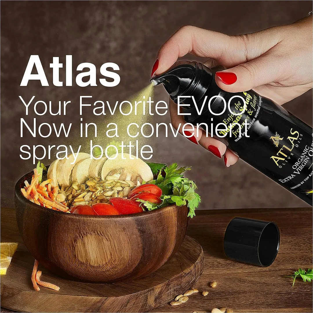 Atlas Spray Organic Extra Virgin Olive Oil - 5.4 fl oz bottle