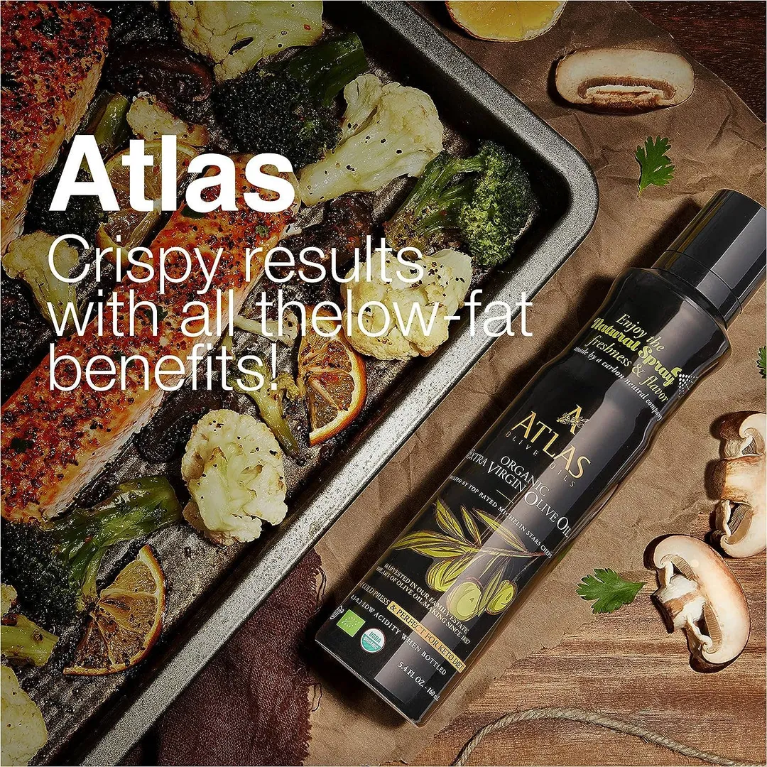 Atlas Spray Organic Extra Virgin Olive Oil - 5.4 fl oz bottle