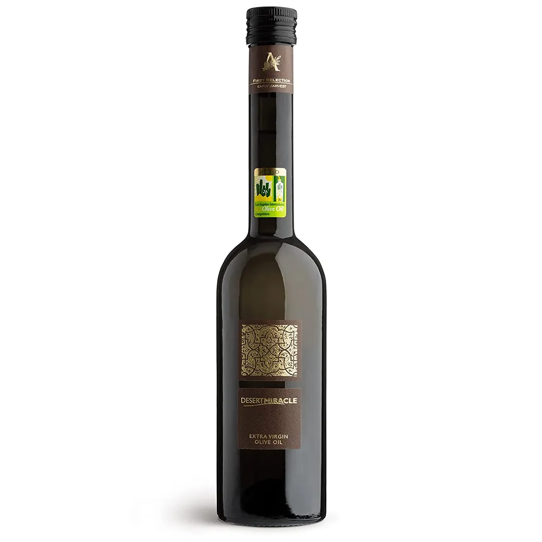 Desert Miracle Organic Extra Virgin Olive Oil | Glass Bottle | Moroccan and Polyphenol Rich - Carbon Neutral - Low Acidity - Trusted by Michelin Star Chefs variant