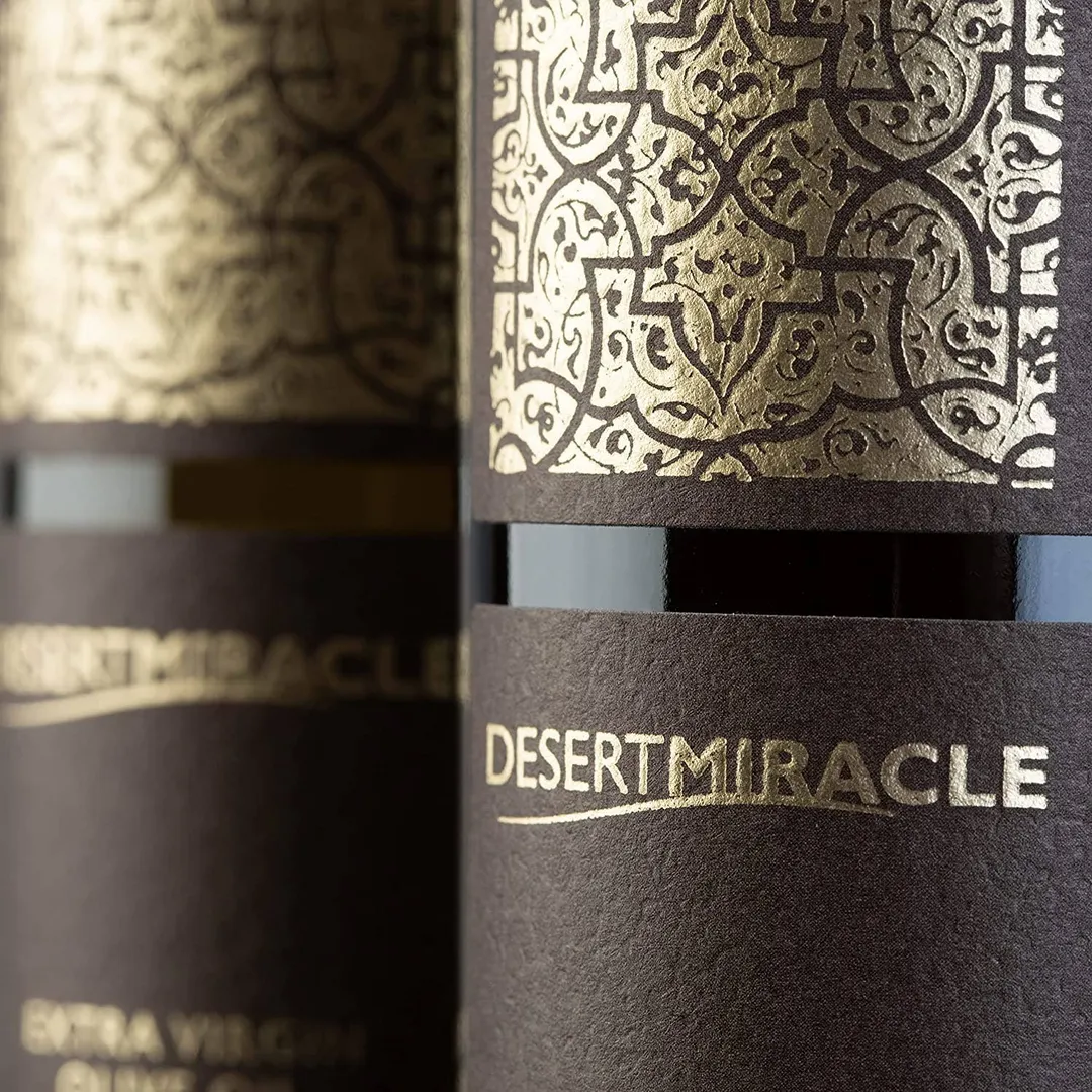 Desert Miracle Organic Extra Virgin Olive Oil | Glass Bottle | Moroccan and Polyphenol Rich - Carbon Neutral - Low Acidity - Trusted by Michelin Star Chefs