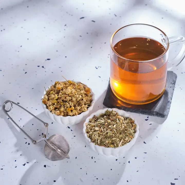 Loose Leaf Spearmint Chamomile Lions Mane Reishi Mushroom Tea