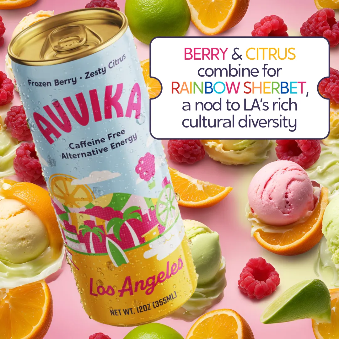AVVIKA | LOS ANGELES | CAFFEINE FREE ENERGY DRINK