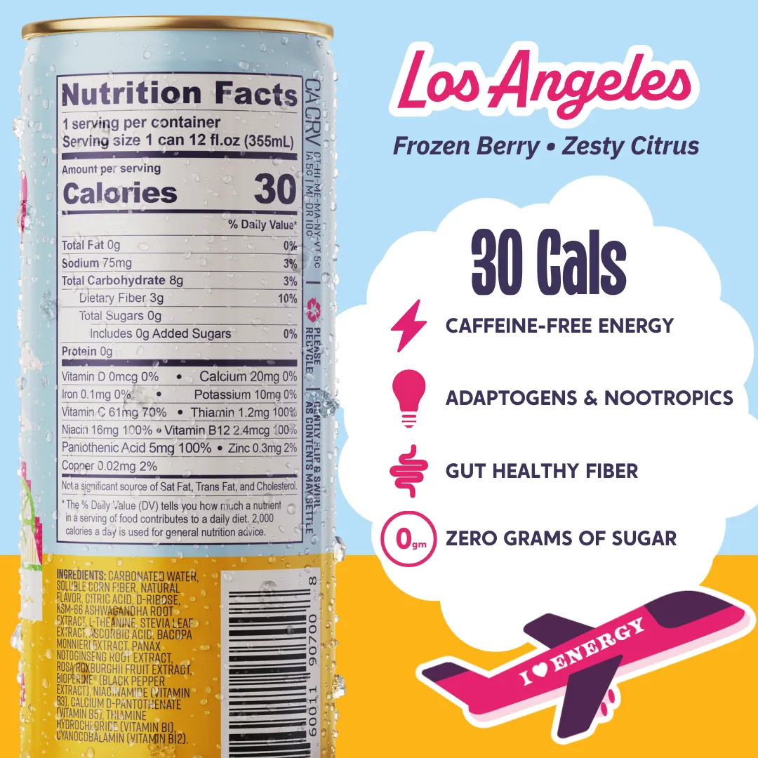 AVVIKA | LOS ANGELES | CAFFEINE FREE ENERGY DRINK