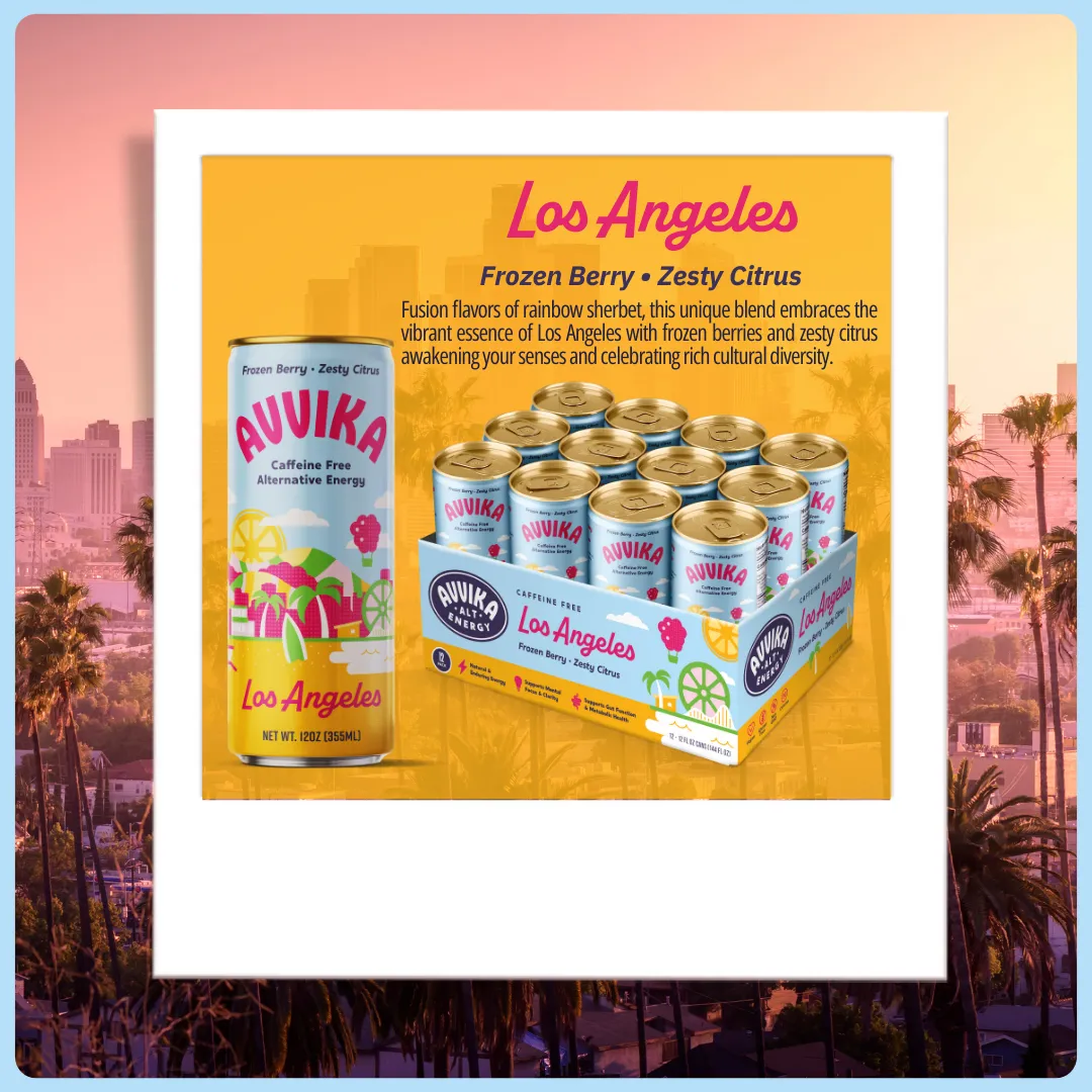 AVVIKA | LOS ANGELES | CAFFEINE FREE ENERGY DRINK