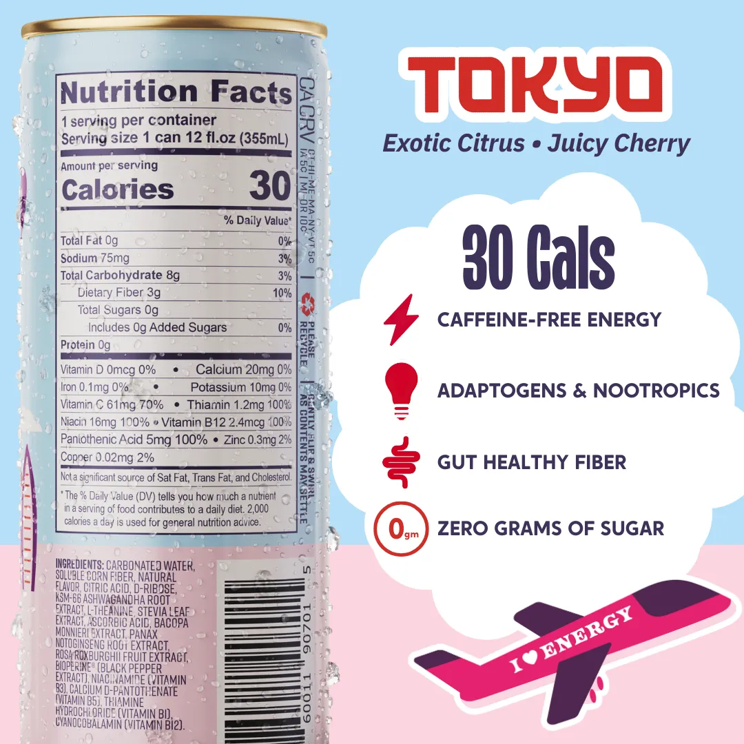 AVVIKA | TOKYO | CAFFEINE FREE ENERGY DRINK