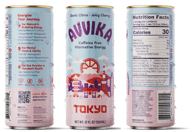 AVVIKA | TOKYO | CAFFEINE FREE ENERGY DRINK
