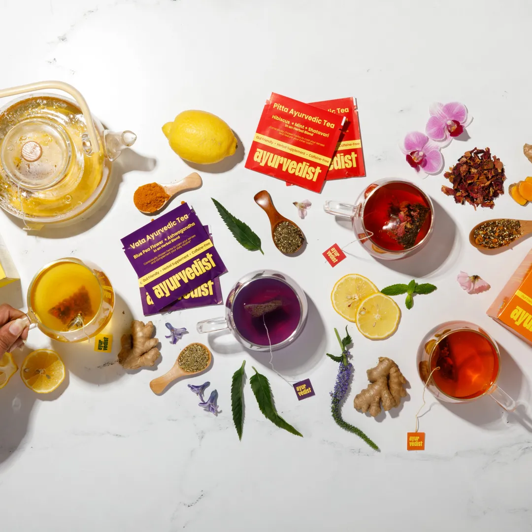 Ayurvedist Organic Longevity Tea Sampler | All 4 Blends