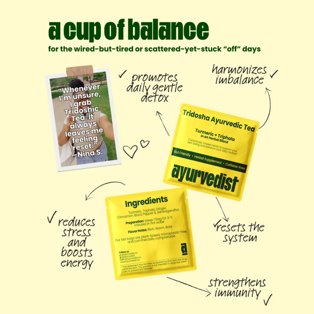 Be Aligned - Organic Tridosha Longevity Tea | Gut Restore