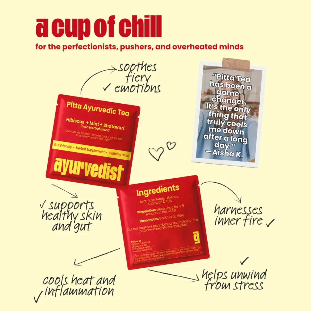 [Bulk Sachets] Pitta Longevity | Organic Tea | Clarity