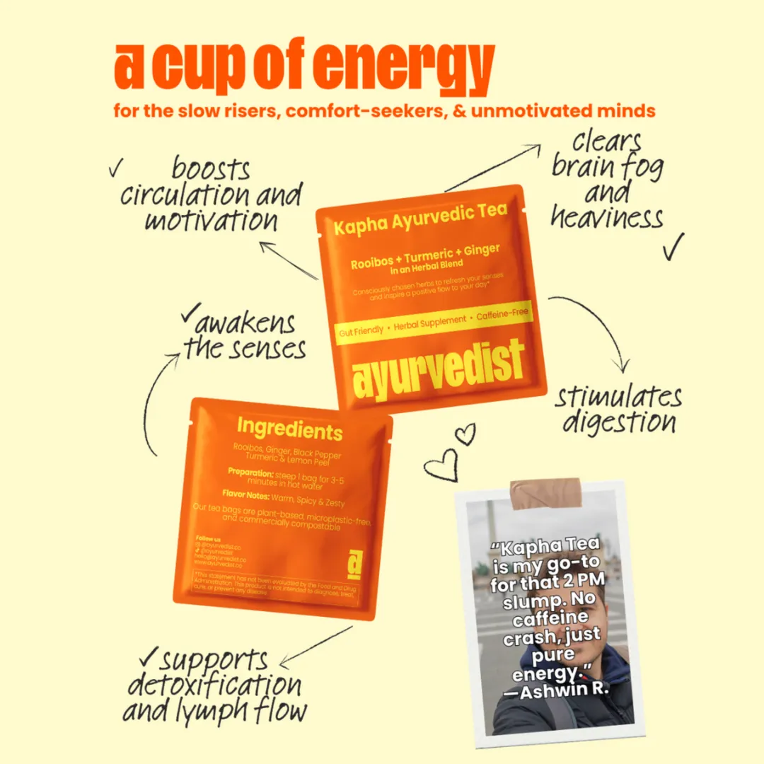 [Bulk Sachets] Kapha Longevity | Organic Tea | Energy
