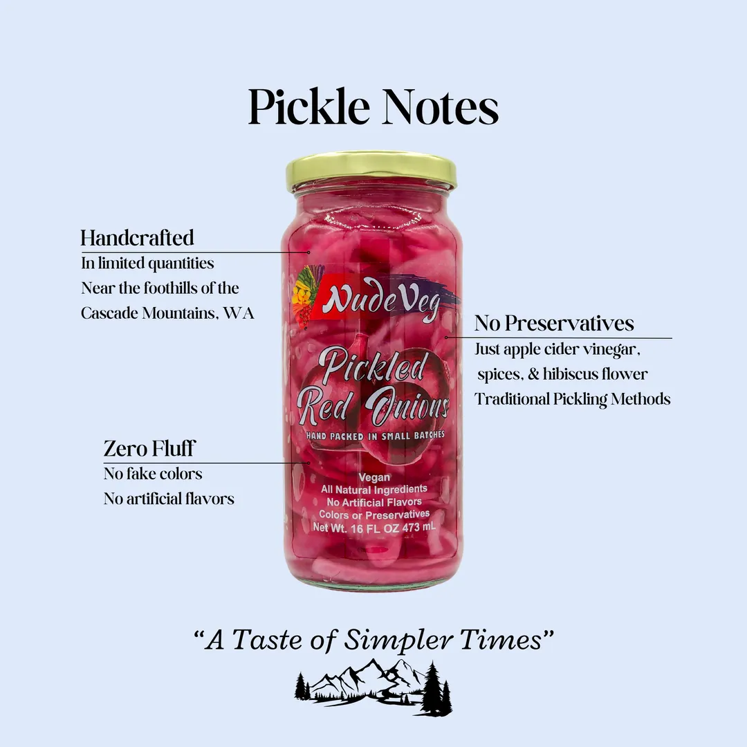 Handcrafted Spicy Pickled Red Onions
