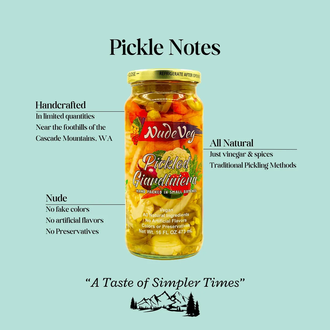 Handcrafted Pickled Giardiniera