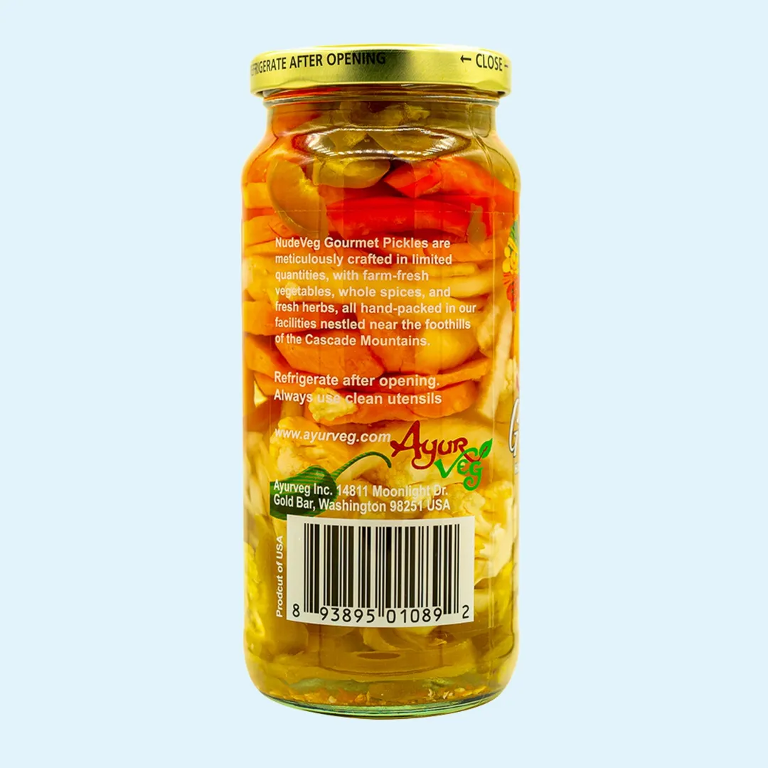 Handcrafted Pickled Giardiniera