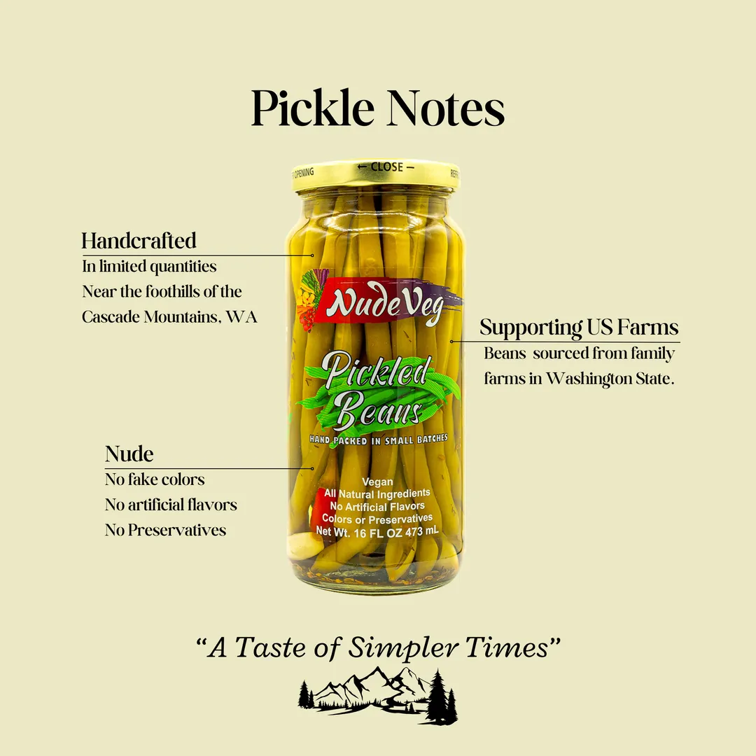 Handcrafted Pickled Beans