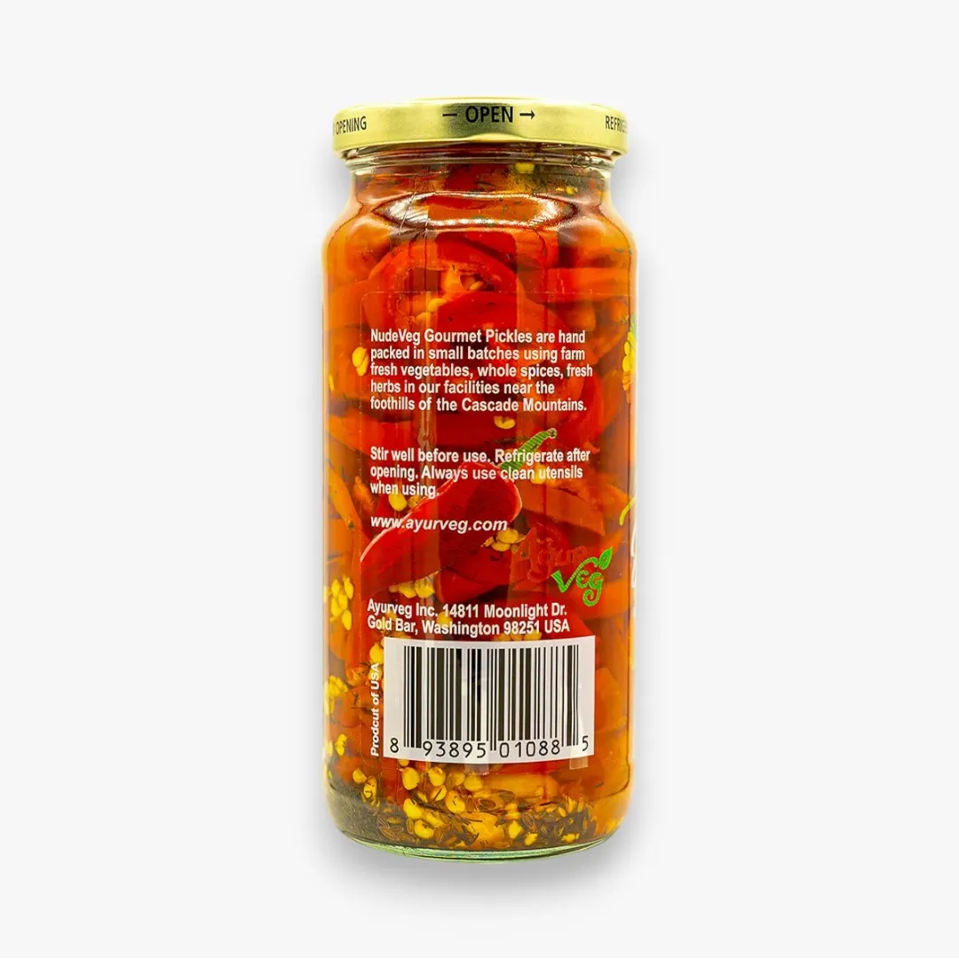 Handcrafted Pickled Red Jalapenos