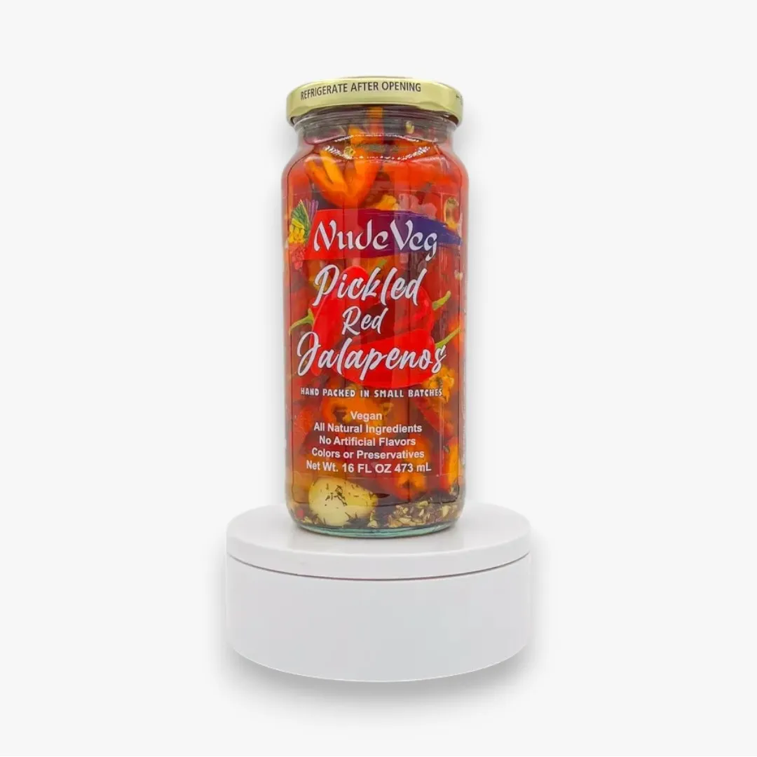 Handcrafted Pickled Red Jalapenos
