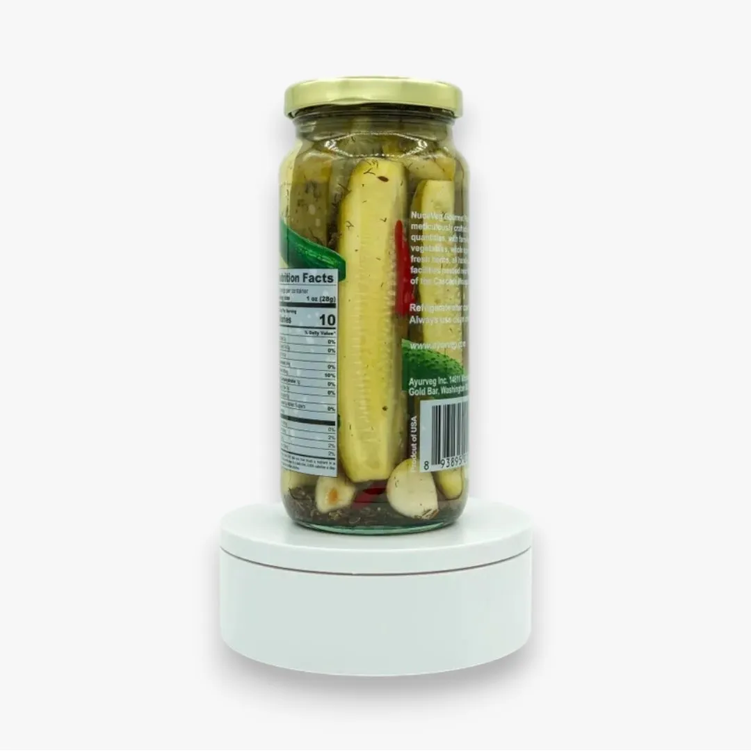 Handcrafted Spicy Dill Spears | Pickles | Pickled Vegetable