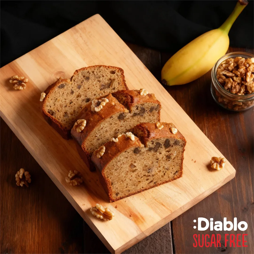 No Added Sugar Cinnamon & Walnut Cake 200g – Sliceable Loaf
