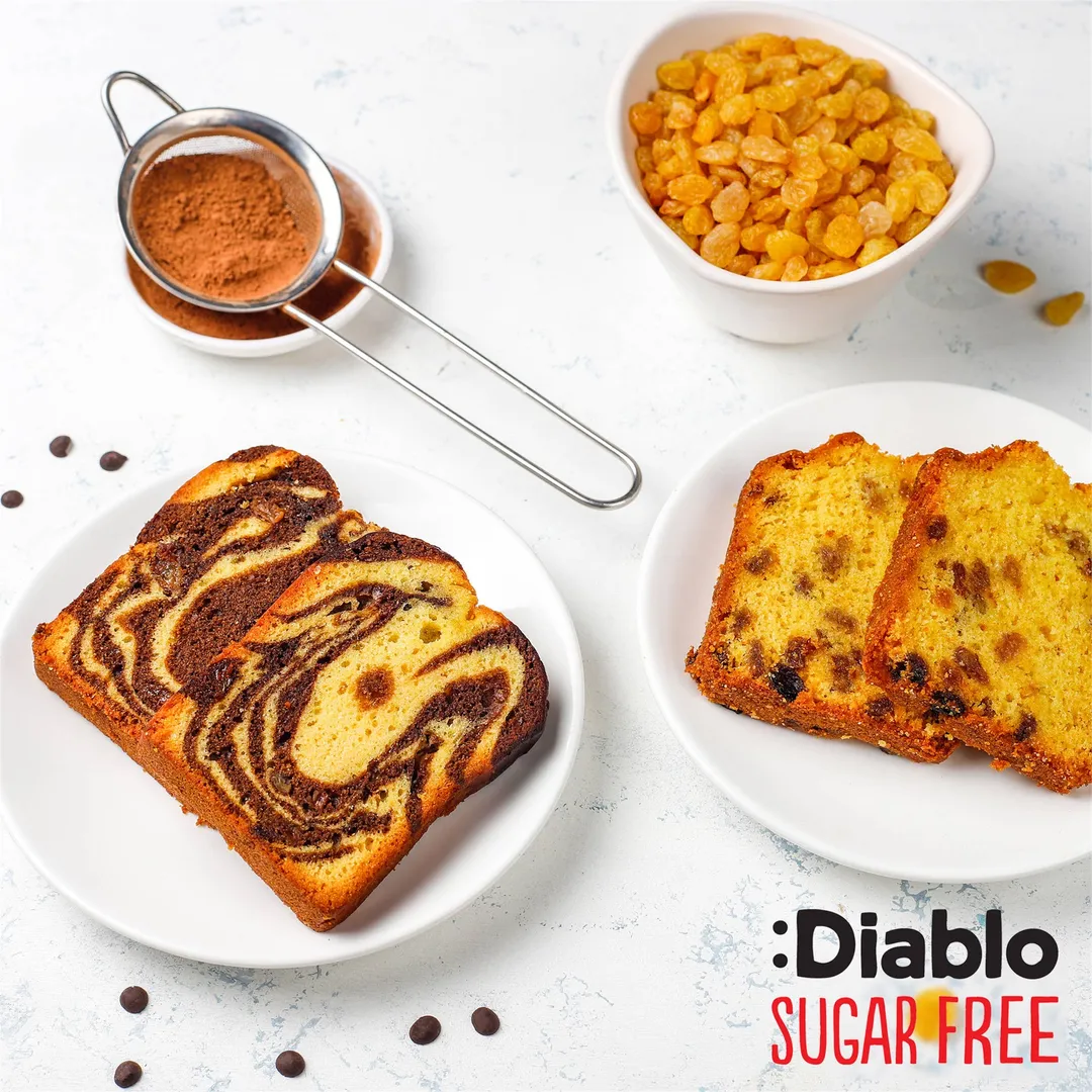 Sugar Free Marble Cake 400g – Sliceable Loaf