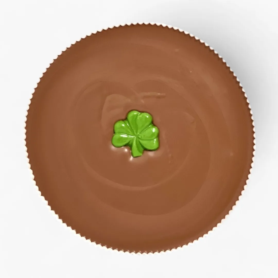 Dark Chocolate Shamrock Jumbo Peanut Butter Cup