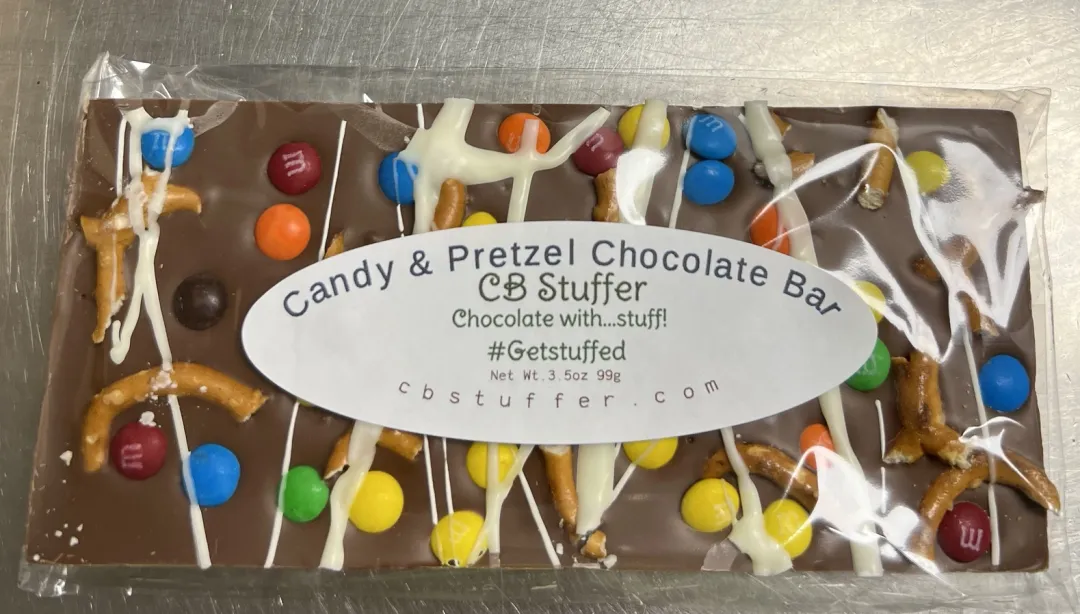 Milk Candy & Pretzel Gourmet Bar Chocolate
