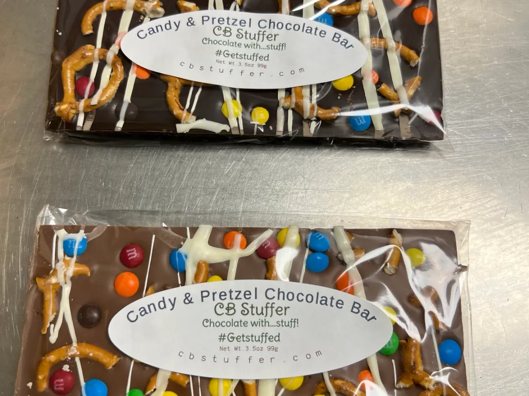Milk Candy & Pretzel Gourmet Bar Chocolate