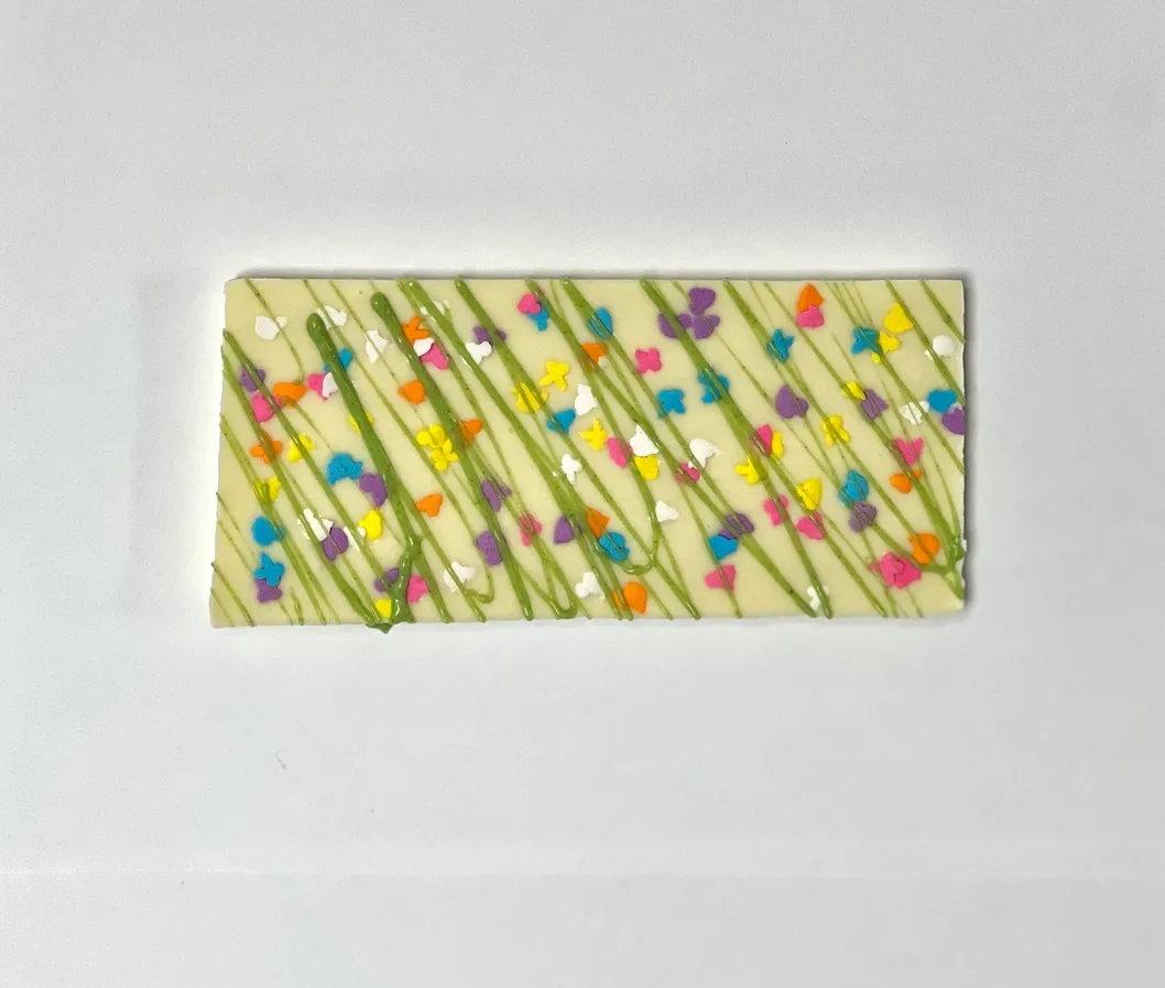Spring White Chocolate Bar