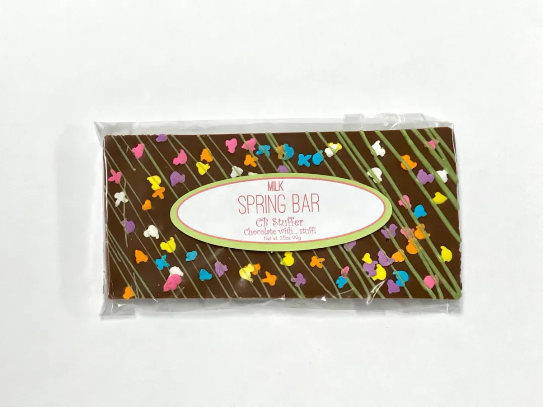Spring White Chocolate Bar
