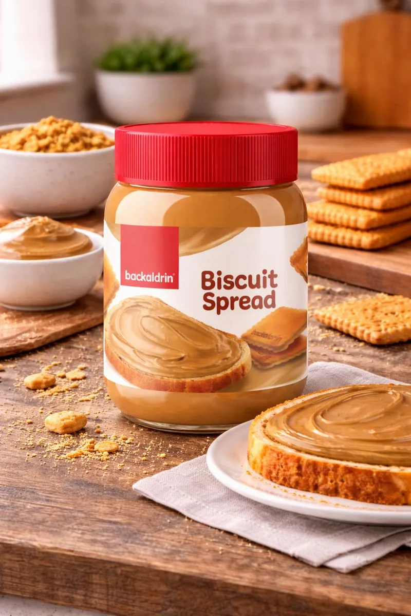 Biscuit Cream Spread - Biscuit Flavored Butter for Toast, Bagels, Pancakes & Baking - Smooth Creamy Texture with Sweet Biscuit Flavor - 14.1 oz Jar