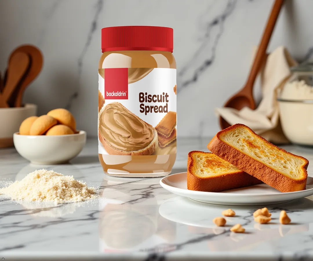 Biscuit Cream Spread - Biscuit Flavored Butter for Toast, Bagels, Pancakes & Baking - Smooth Creamy Texture with Sweet Biscuit Flavor - 14.1 oz Jar