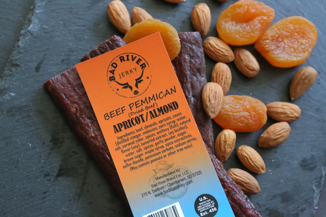 Apricot Almond Beef Pemmican Jerky | Hand Crafted | 4 oz Packages
