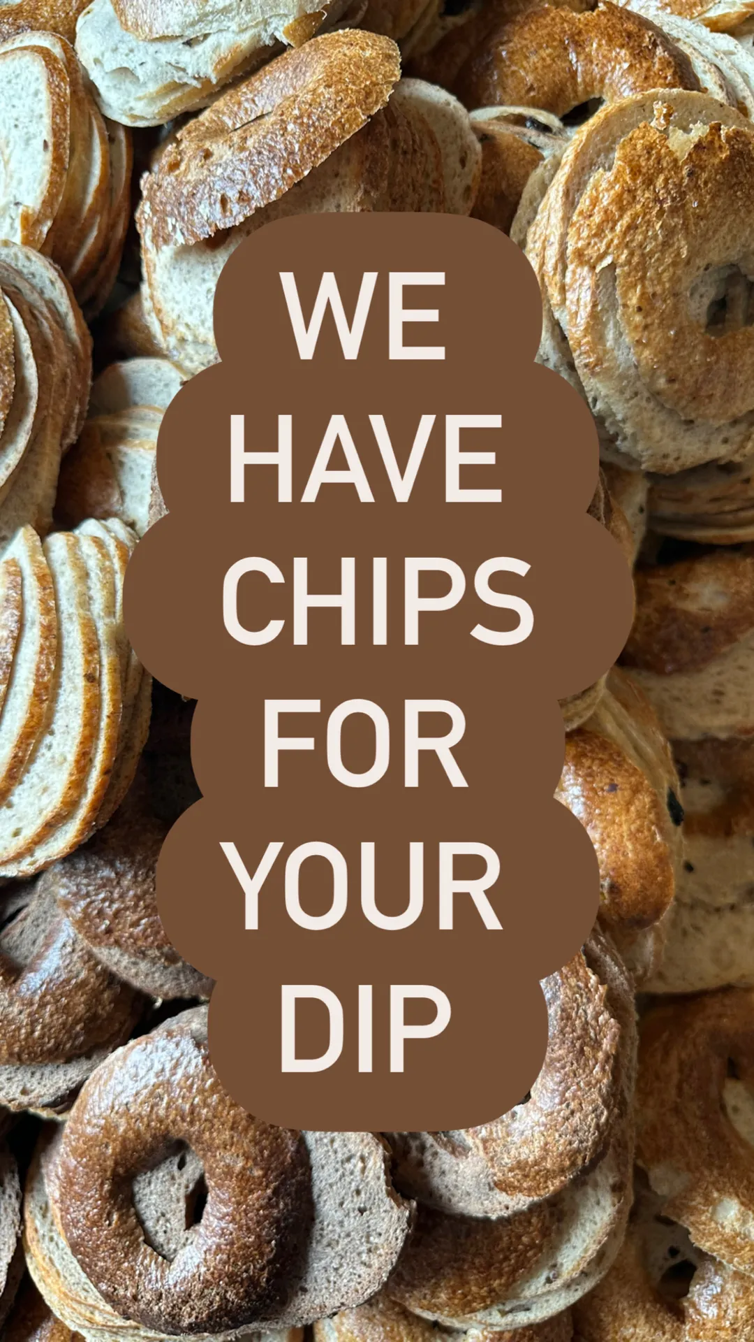 Sourdough Bagel Chips, seeded