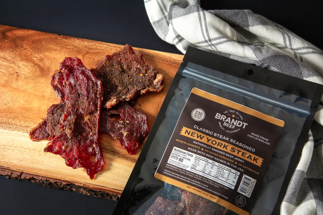 Brandt Beef Jerky - 3oz New York Steak (Classic Seasoning)