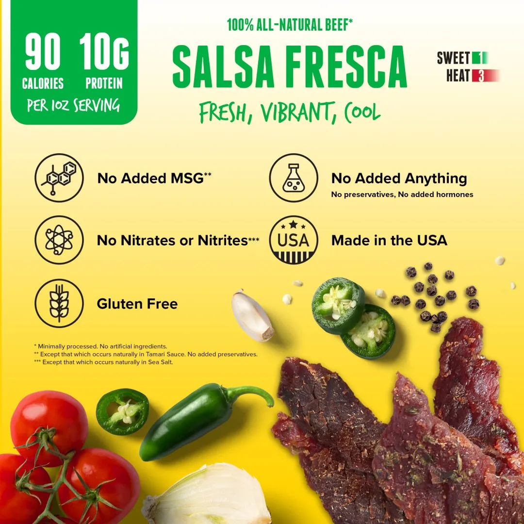 Baja Vida Beef Jerky - 1oz Salsa Fresca