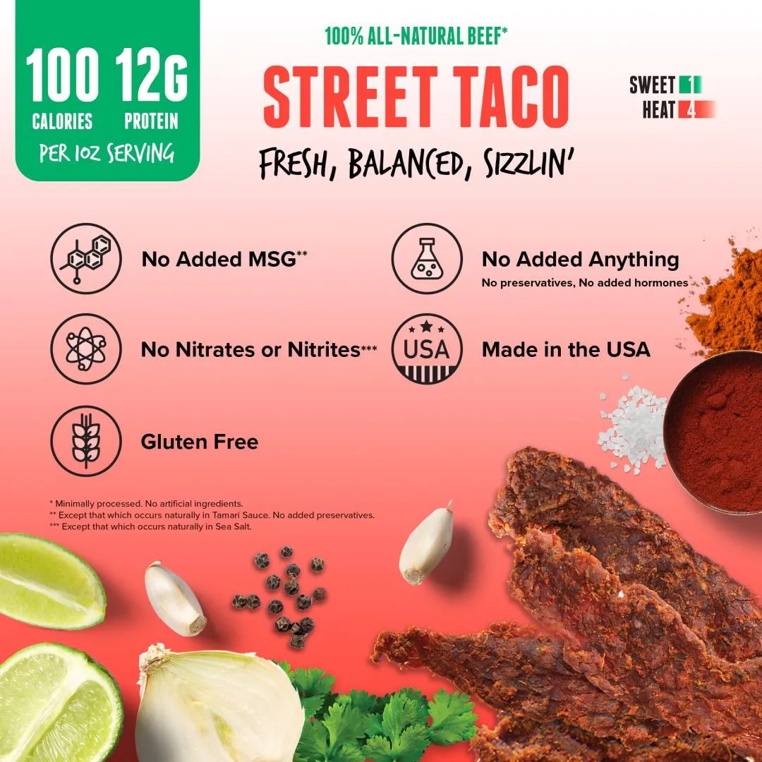 Baja Vida Beef Jerky - 1oz Street Taco