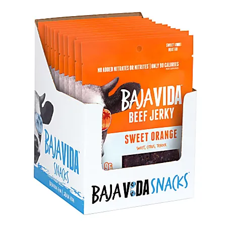 Baja Vida Beef Jerky - 1oz Sweet Orange