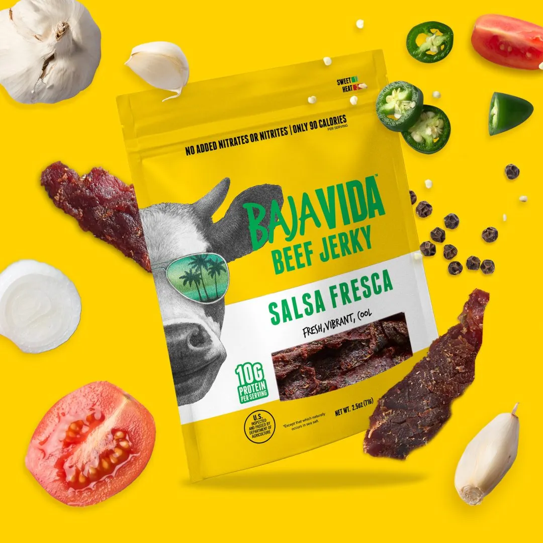 Baja Vida Beef Jerky - 2.5oz Salsa Fresca