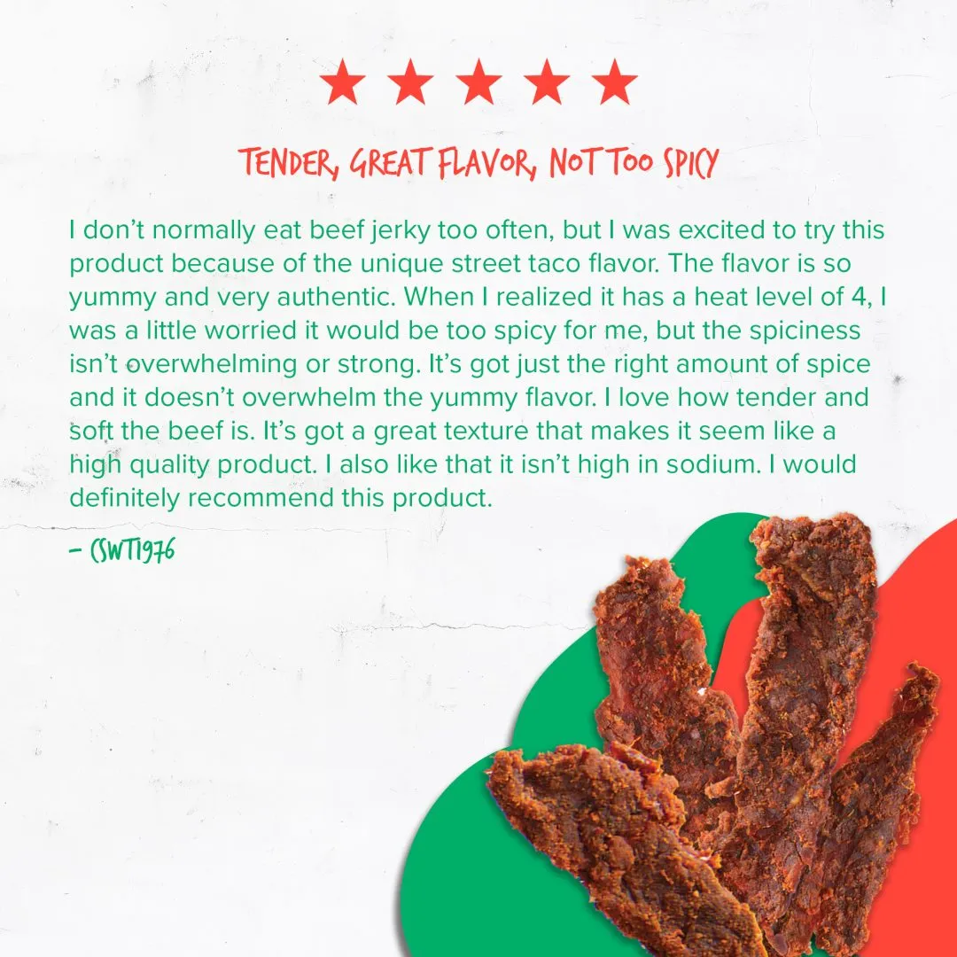 Baja Vida Beef Jerky - 2.5oz Street Taco