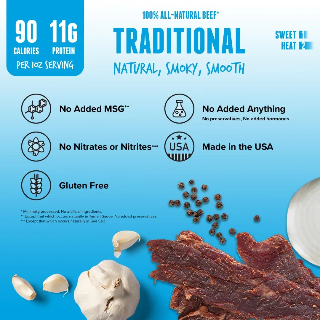 Baja Vida Beef Jerky - 2.5oz Traditional