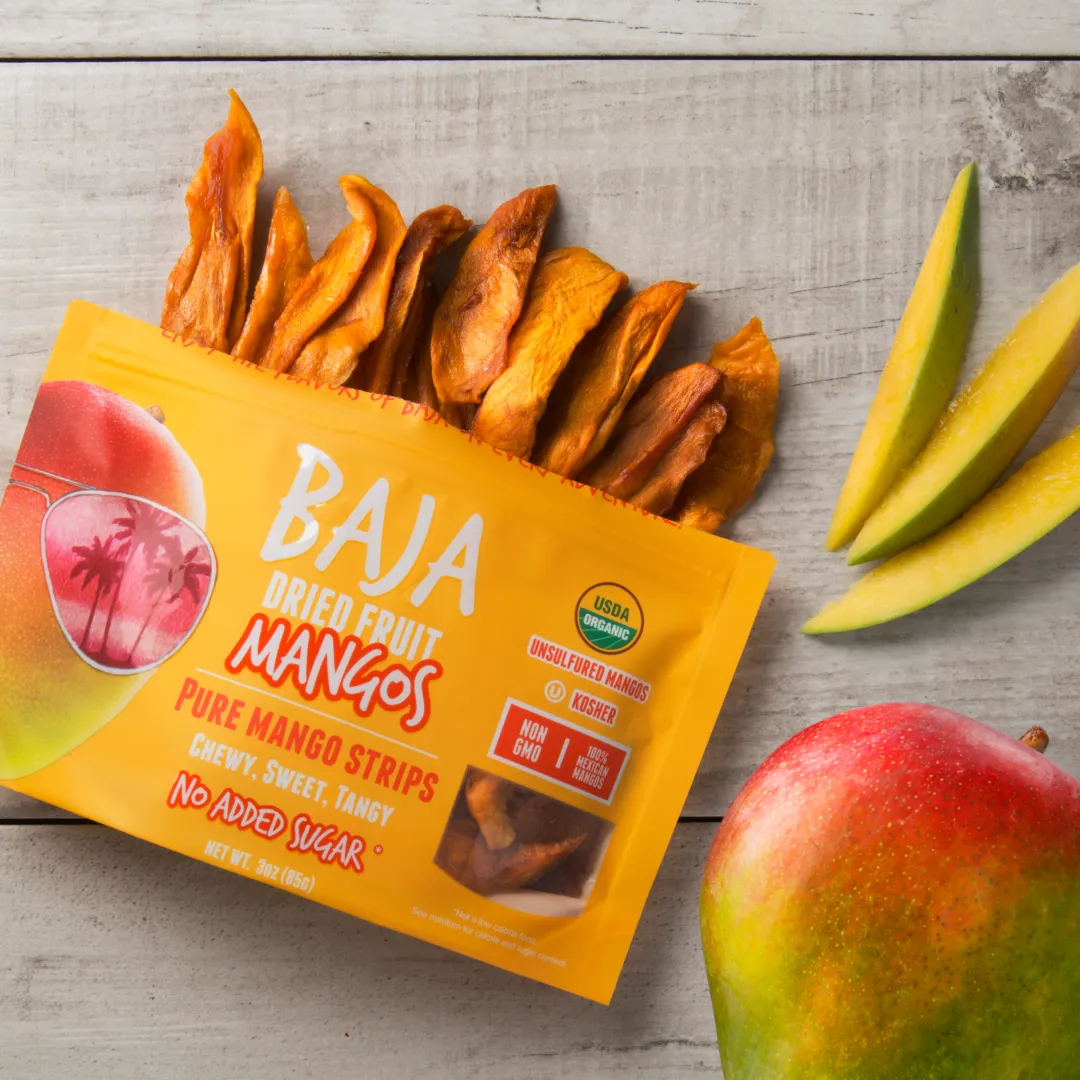Baja Vida Dried Mangos - 3oz