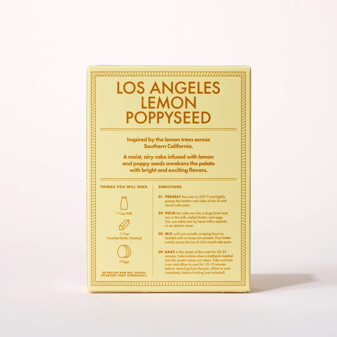 Los Angeles Lemon Poppyseed Cake Mix