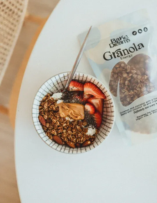 Energy Granola with Cinnamon & Coconut